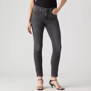 Levi's 311 Shaping Skinny Washes Black Jeans Size 18 Short